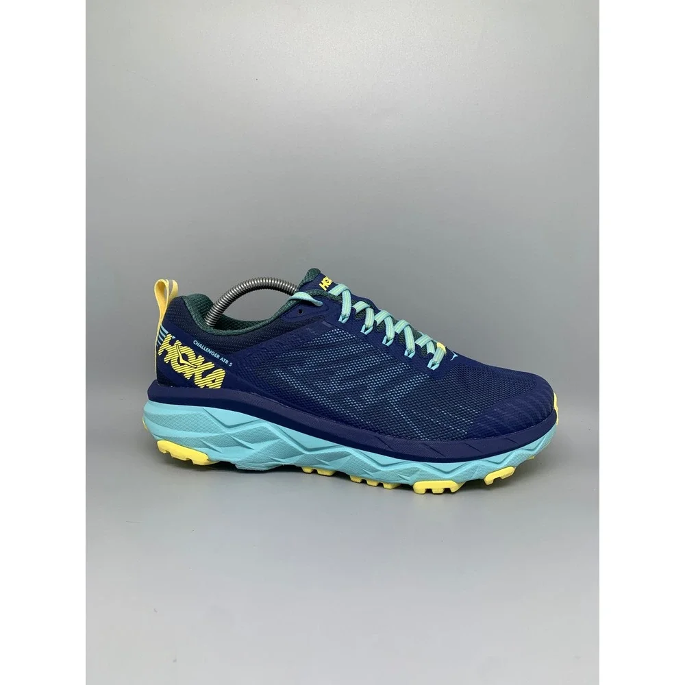 Hoka One Challenger ATR 5 Navy Blue Trail Running Shoes  Women's Sz 9